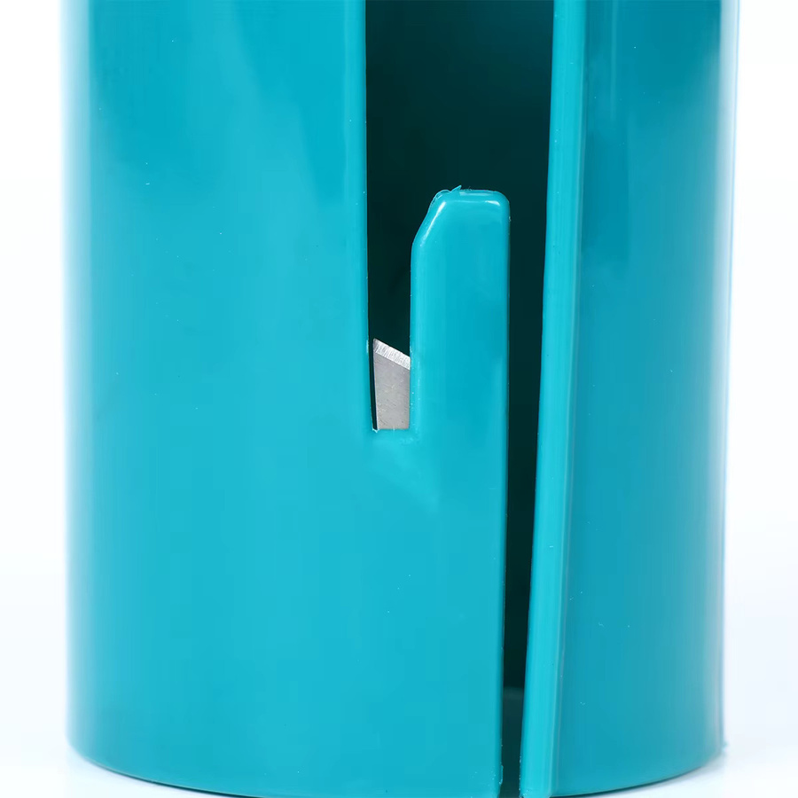 Tragbarer Mini Geschenkpapier Cutter in Türkis aus Kunststoff - Bild 2