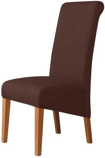 Wasserabweisender Stuhlbezug von Yiran Furniture in Jacquard-Stretch, XL-Größe für Esszimmerstühle, Farbe Schwarz - Bild 1