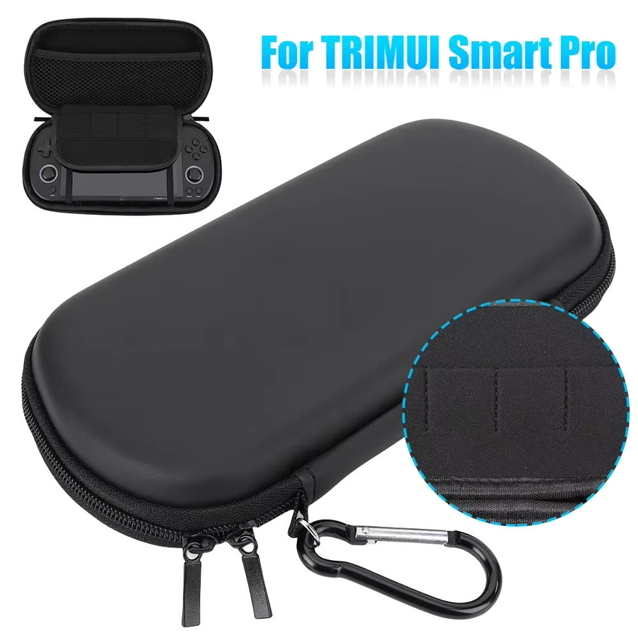 Trimui Wasserfeste EVA-Tragetasche für die Trimui Smart Pro Handheld-Spielkonsole in Schwarz - Bild 2