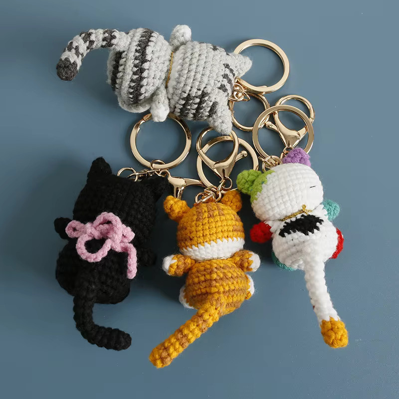 LISM Schlüsselanhänger Häkel-Kätzchen, Unisex - Bild 2