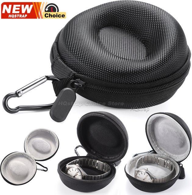HQstrap Uhrenaufbewahrungsbox, Edelstahl, Schwarz, Unisex - Bild 1