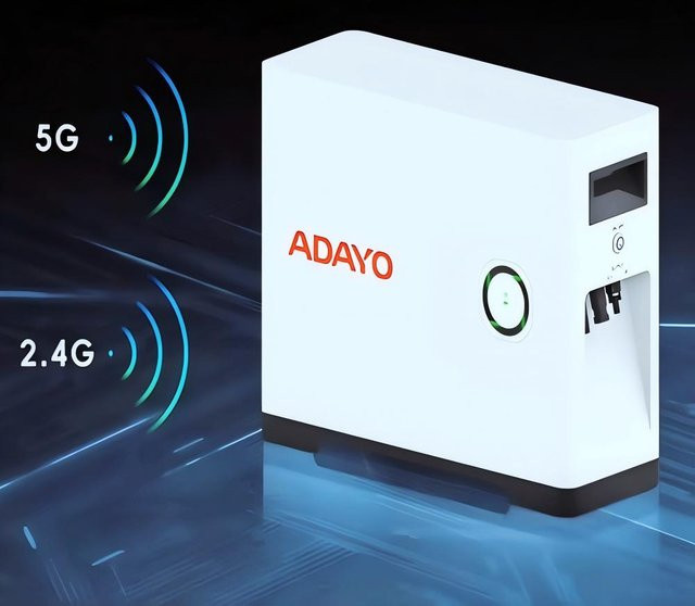 ADAYO DA802 All-in-One Solarenergiespeichersystem für Balkone, 2240Wh, Weiß, IP65, Wandmontage - Bild 1