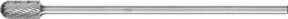 PFERD TOOLS Hartmetall Hochleistungsfrässtift TOUGH Walzenrund WRC, Farbe: Silber, Durchmesser: 12 mm, Länge: 25 mm, Schaft-Durchmesser: 6 mm, Schaft-Länge: 150 mm - Bild 1