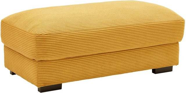 Mömax Hocker Pedro in Gold und Gelb mit Stoffbezug, B/T/H: 46 x 110 x 60 cm - Bild 1