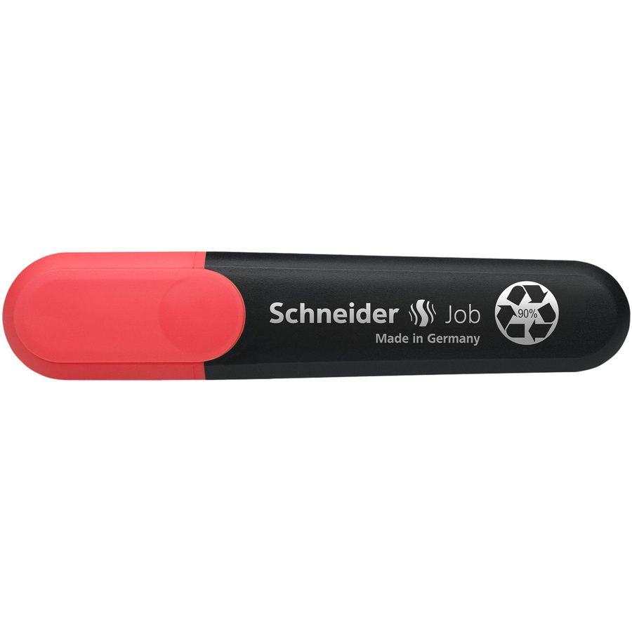 Schneider Textmarker Job 150 mit Spitzenseite in Rot und Schwarz - Bild 3