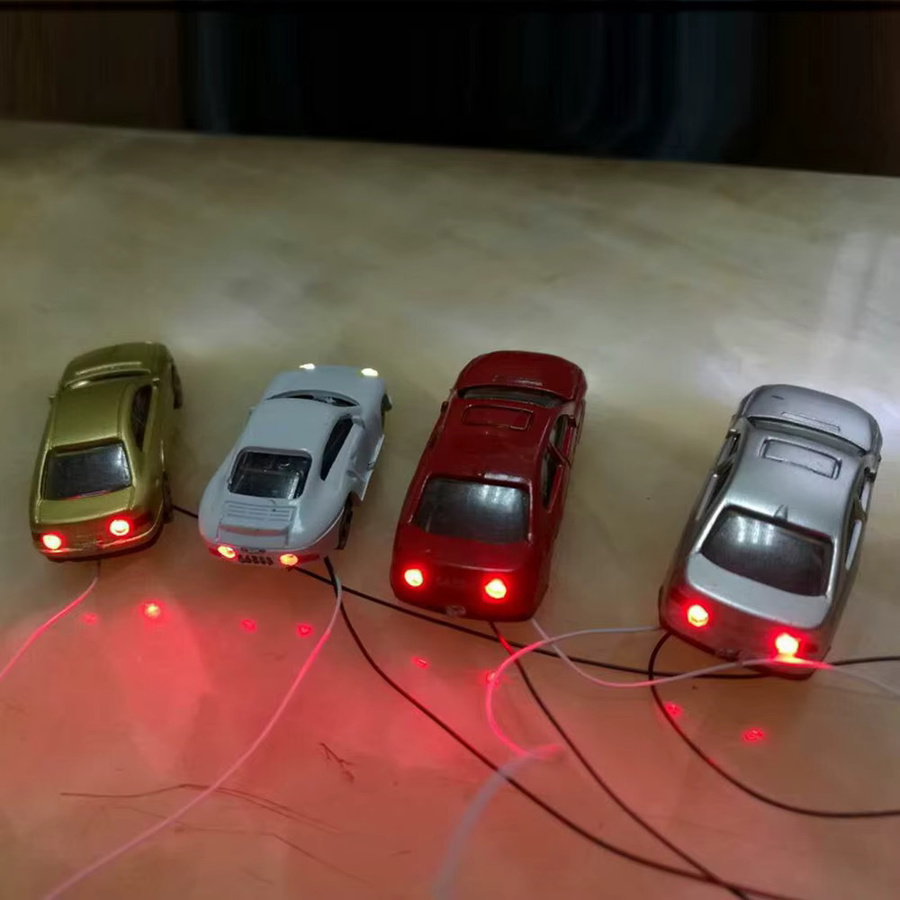 SANMERSEN Sandtisch Modell Auto, mit LED-Lichtern, 10-teiliges Set - Bild 2