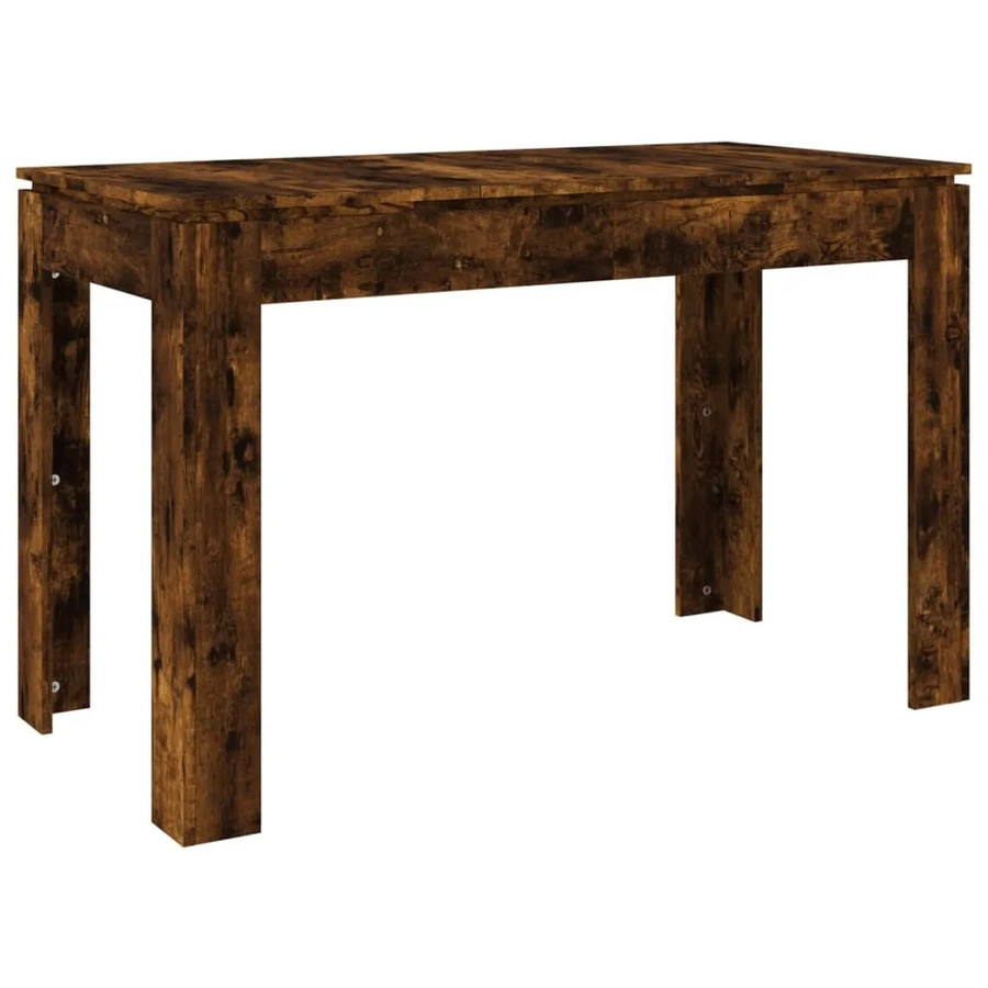 vidaXL Esstisch aus Holzwerkstoff in Räuchereiche, Braun, B/T/H: 120 x 60 x 76 cm - Bild 2
