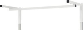 Rau Laufschiene Montageschiene C-Profil in Grau RAL7035, B: 120 cm, T: 4 cm, H: 4 cm - Bild 1