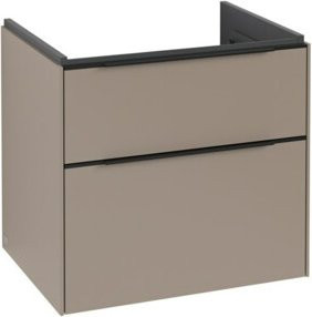 Villeroy & Boch Waschtischunterschrank Subway 3.0 in Tau mit LED-Beleuchtung und internen Schubladen, Wandmontage, B/T/H: 62,2 x 57,6 x 47,8 cm - Bild 1