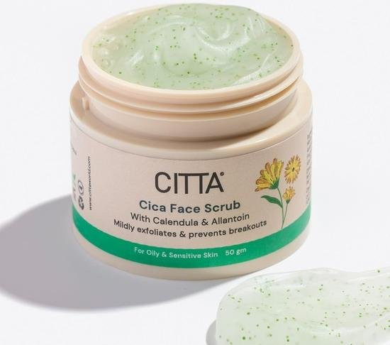 CITTA Cica Gesichtspeeling, 50 g, für fettige und empfindliche Haut - Bild 1