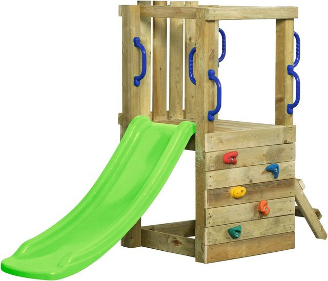 SwingKing Spielturm Irma Small mit Rutsche in Apfelgrün, B/T/H: 190 x 66 x 125 cm - Bild 1