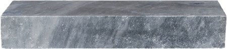 WOHNRAUSCH Blockstufe Pandora Blue aus Kalkstein in Blau/Grau, B: 35 cm, T: 100 cm, H: 15 cm - Bild 1