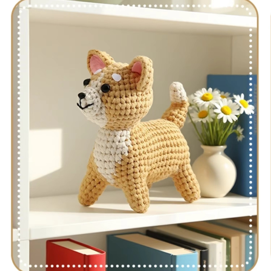 Comanlai Hunde-Häkelset für Anfänger mit Strick-Starter-Set und DIY-Strickwerkzeugen - Bild 4
