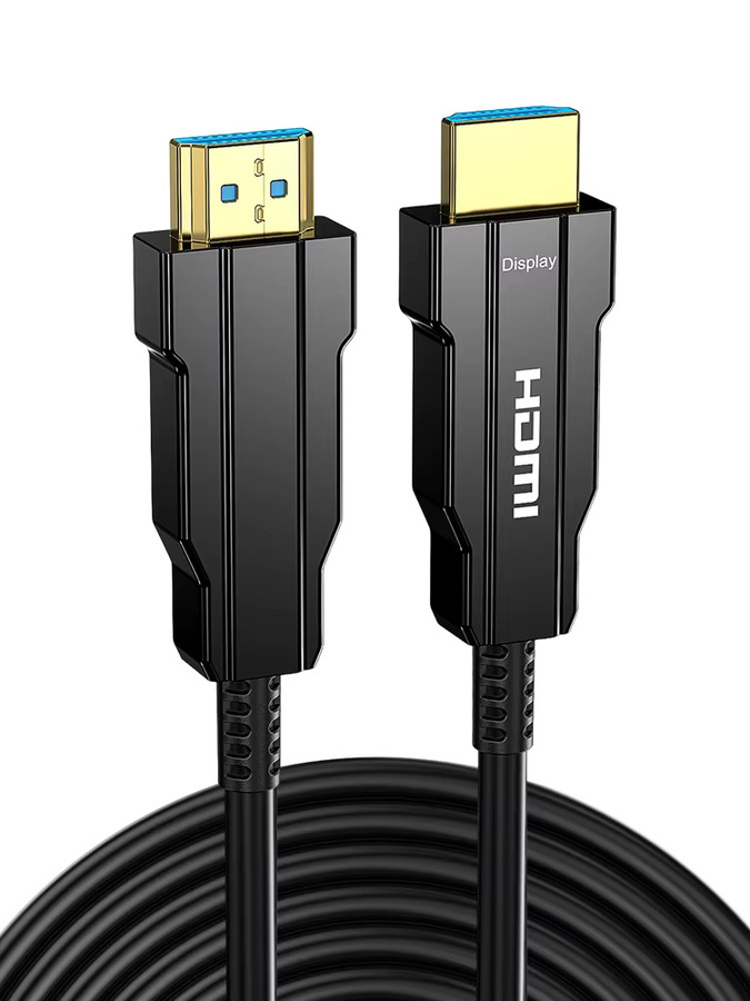 Byscoon Glasfaser HDMI 2.1 Kabel 48Gbps 8K@60Hz 4K@240Hz Dynamisches HDR eARC 3D in Schwarz - Bild 5
