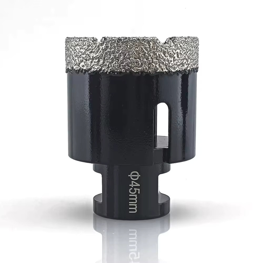 SHENSEN Diamant Lochsäge Set M14 Gewinde, vakuumgelötete Bohrkern Bits für Porzellanfliesen, Granit und Marmor, Schwarz, 6,0 mm - Bild 4