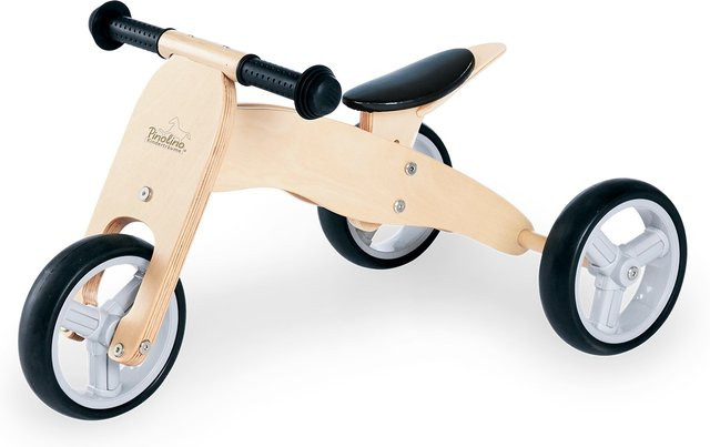 Pinolino Charlie Laufdreirad aus Holz ab 1 ½ Jahren beige - Bild 1