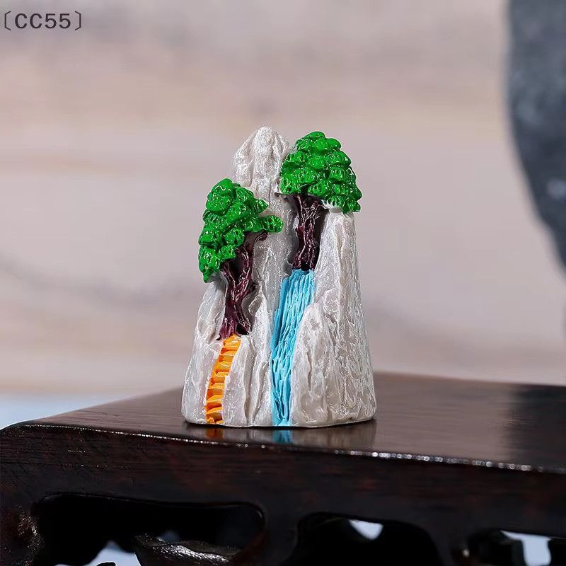 ieniaCC55 Mini-Landschaftssimulation aus Harz für Steingärten und DIY-Modellbau - Bild 4