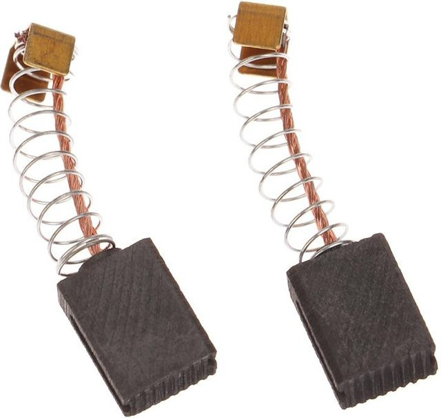 2er-Set Kohlebürsten für Parkside PBH 1500 A1, Ersatz Kohlen aus Carbon, Schwarz, 6 x 10 x 14 mm - Bild 1