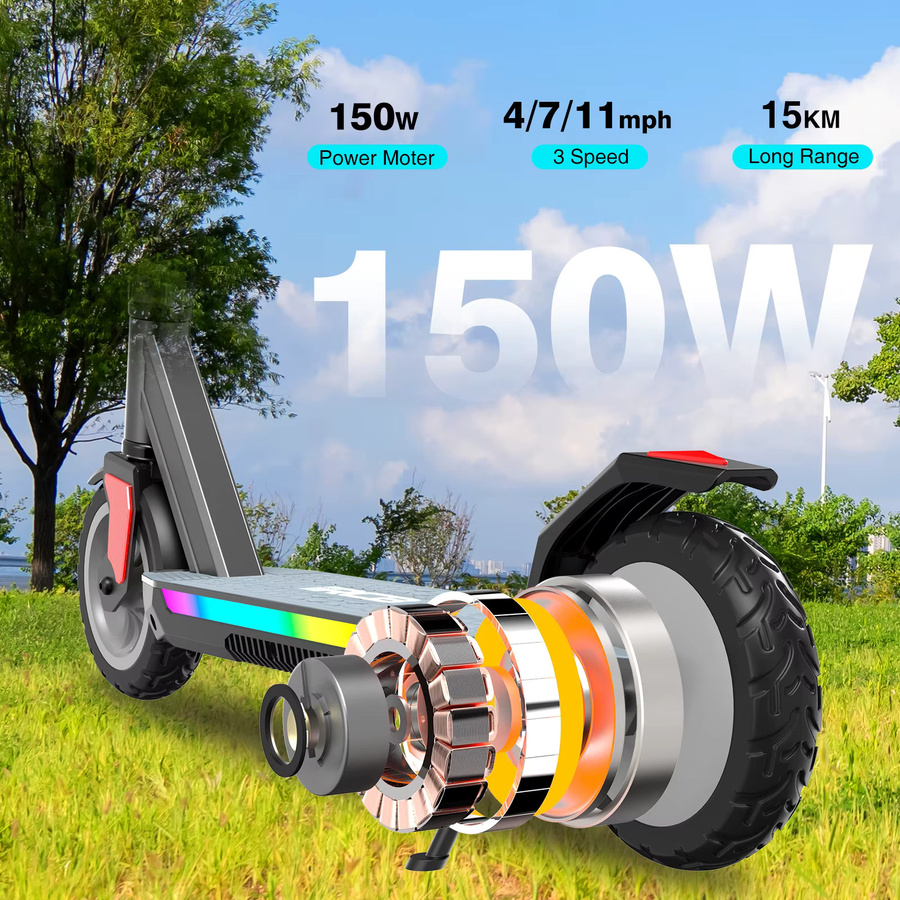 RCB KIDS R12 PRO Elektro Scooter, ab 6 Jahre - Bild 2