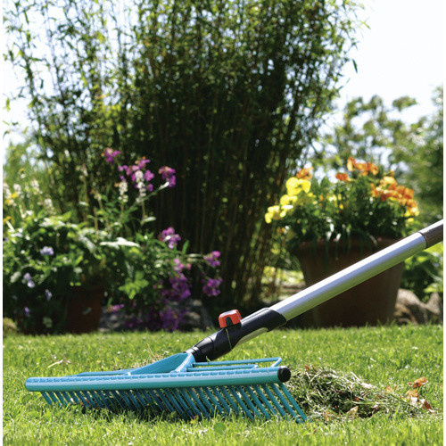 GARDENA combisystem-Rasenrechen in Türkis mit einer Arbeitsbreite von 60 cm - Bild 2