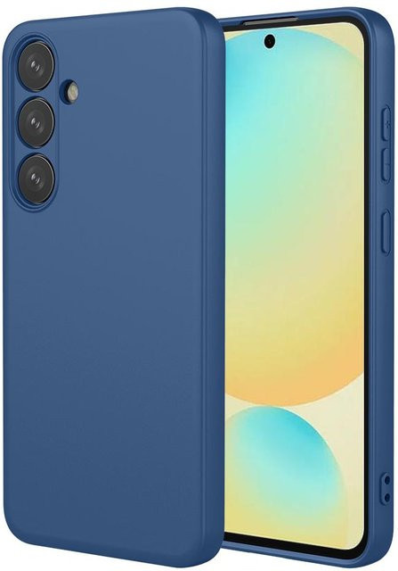 Flexible Flüssigsilikon TPU Schutzhülle für Samsung Galaxy S26 S24 FE S23 Ultra S22 Plus S21 in Blau - Bild 1
