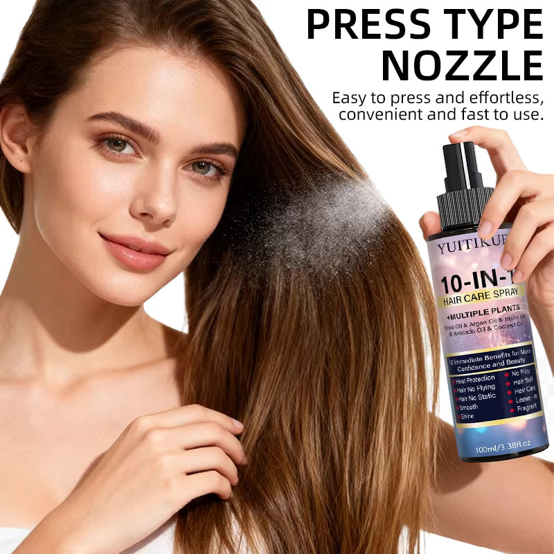 YUITIKUE Haarpflege-Spray mit Arganöl, Jojobaöl und Kokosöl, 100 ml - Bild 3