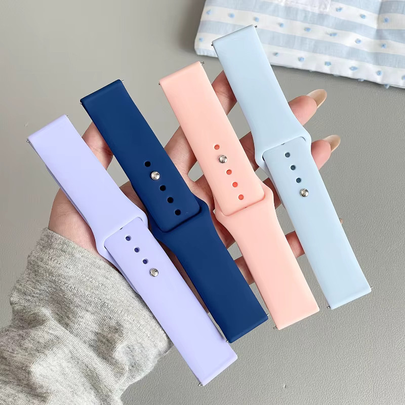 Uhrenarmband Silikon, 20mm/22mm, Samsung Galaxy Watch, Huawei GT - Bild 2