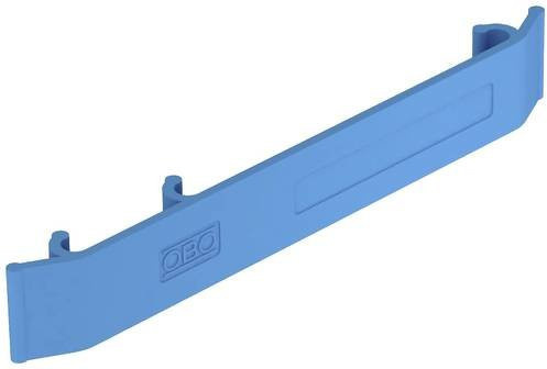 OBO Bettermann Elektrotechnik-Warnschild, 10 Stück, grau und blau, Breite: 1,27 cm, Höhe: 0,18 cm - Bild 1