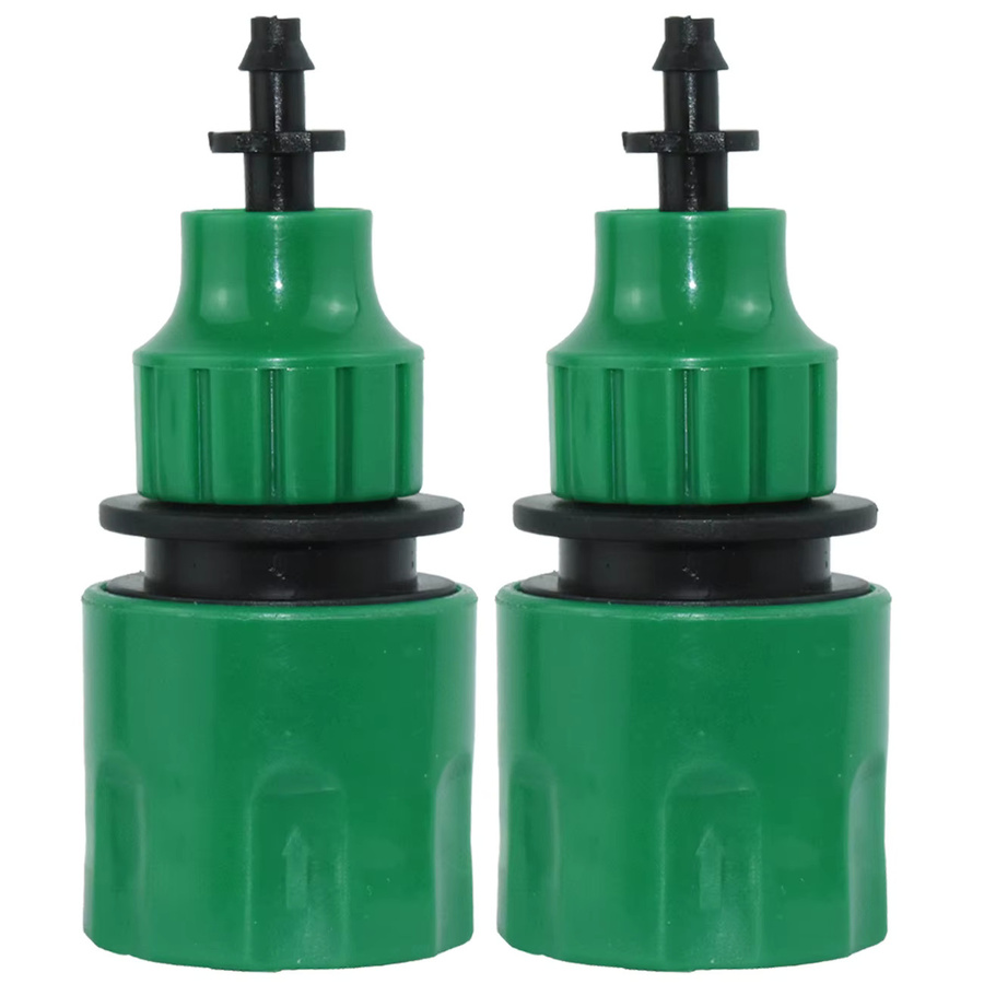 KESLA Kunststoff-Schlauchverbinder Set für Garten-Tropfbewässerungssysteme, 5 Stück, Grün, 1/4 Zoll, 4/7 mm - Bild 2