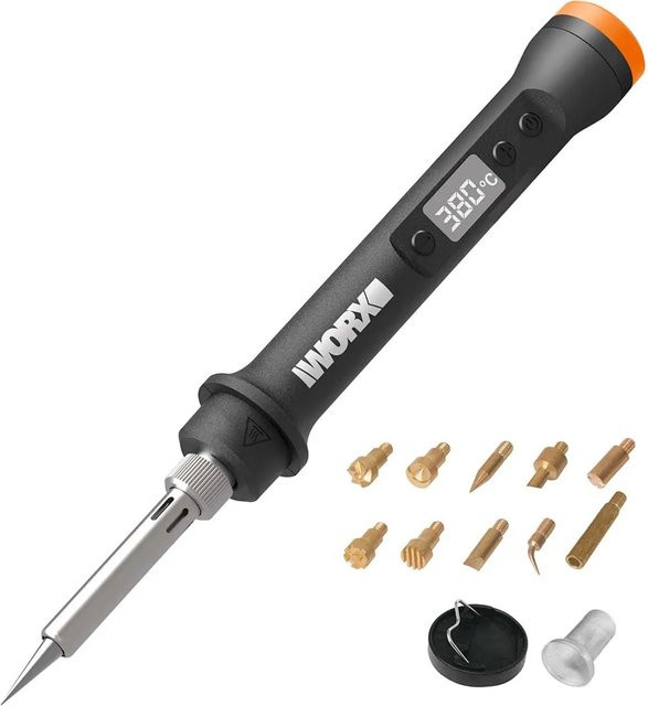 Worx MakerX 20 V Akku-Lötkolben WX744.9 in Schwarz - Bild 1