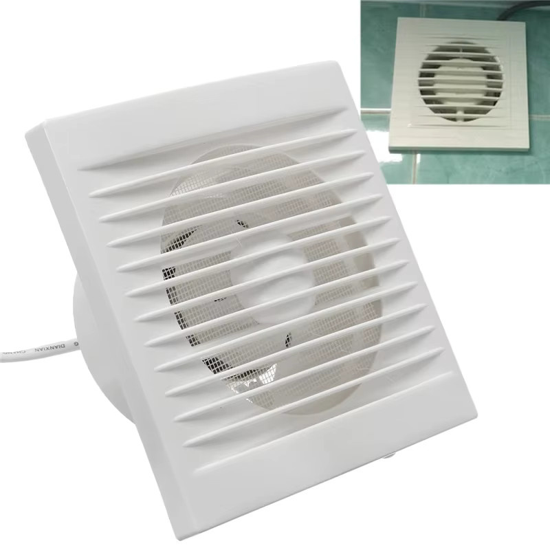 QiufengCheng Wandventilator Abluftventilator für Badezimmer und Küche, Weiß, 220 V - Bild 3