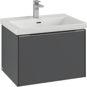 Villeroy & Boch Waschtischunterschrank Subway 3.0 in Grau glänzend, Wandhängend, B/T/H: 62,2 x 42,9 x 47,8 cm - Bild 1