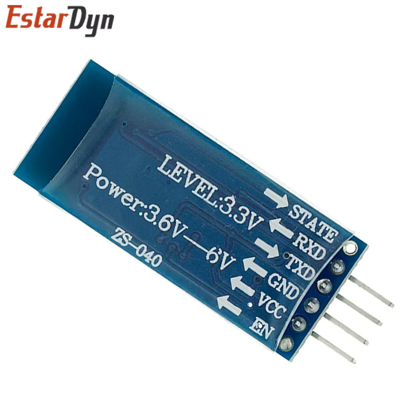 Estardyn HC-05 Bluetooth Wireless Transceiver Slave Modul RS232/TTL zu UART Konverter Adapter in Blau - Bild 2