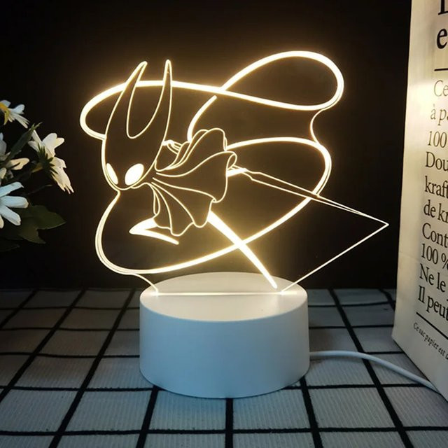Bandai Hohl Ritter 3D LED Nachtlicht mit Touch-Funktion und USB-Anschluss zur Dekoration für das Kinderzimmer - Bild 1