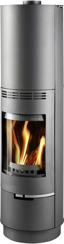 THORMA Kaminofen Sevilla in Eisengrau aus Stahlblech mit 7,5 kW Leistung und Zeitbrand-Eignung, B/T/H: 120,0 x 51,0 x 181,6 cm - Bild 1