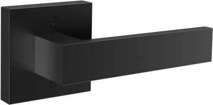 VEVOR Dummy Door Lever Türgriff für Pantry und French Doors, einseitig Push/Pull, quadratisches Design, Zinklegierung, Schwarz Matt - Bild 1