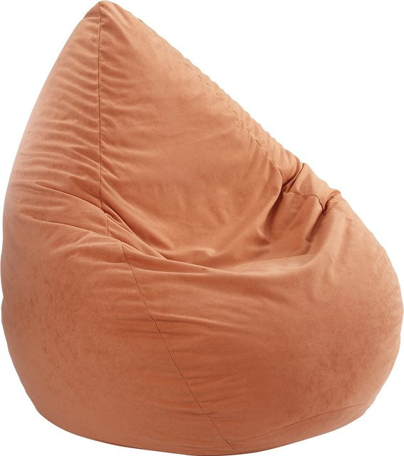 Linke Licardo Sitzsack Poly Noble in Orange mit Höhe: 110 cm - Bild 1