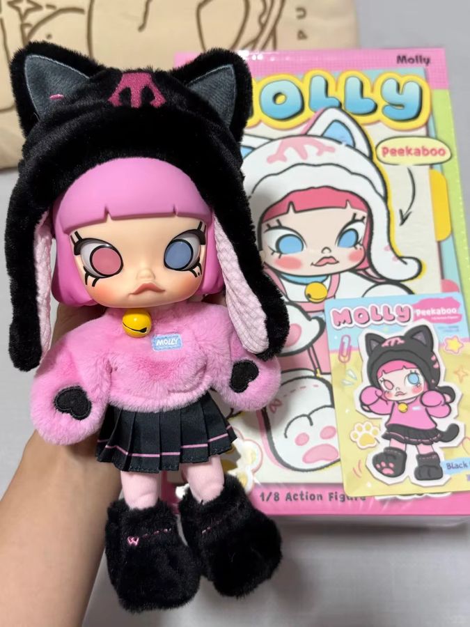 POP MART Original MOLLY Hide-and-Seek 1/8 Actionfigur als Plüschtier Blindbox - Bild 2