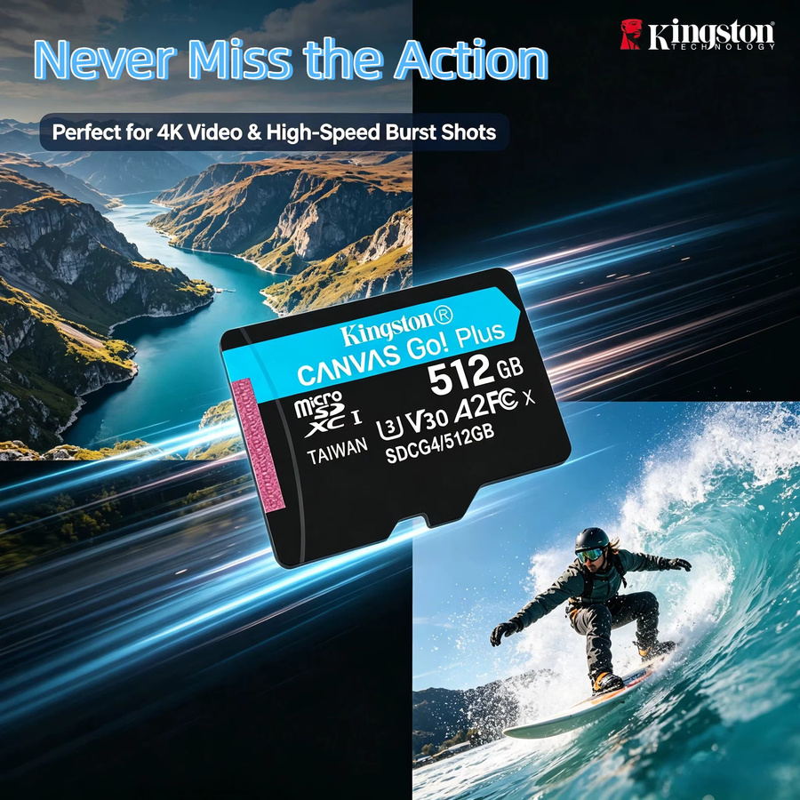 Kingston Original Micro-SD-Speicherkarte V30 Hochgeschwindigkeits-Speicher für Nintendo Switch - Bild 5