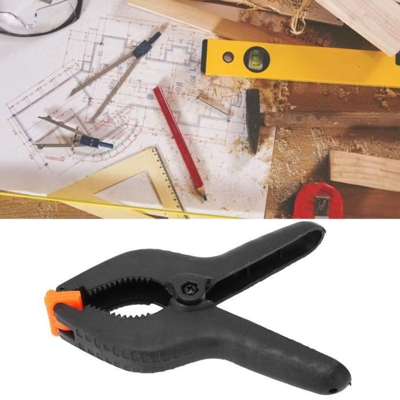 Omabeta Holzzwinge Federzwinge 6 Zoll aus Nylon-Kunststoff in Schwarz - Bild 4