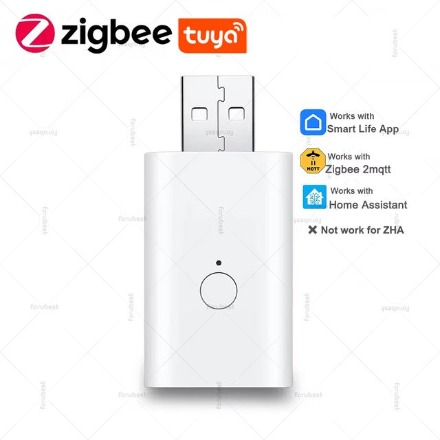 Forubest Mini ZigBee 3.0 Signal Repeater USB Signal Verstärker in Weiß für Smart Home Automatisierung und Home Assistant - Bild 1