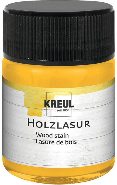Kreul Kreative Wasserbasierte Holzlasur in Sonnengelb, 50 ml - Bild 1