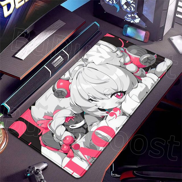 BuDuCoost ZZZ Anime Mädchen Gaming Mauspad XXL Multicolour - Bild 1