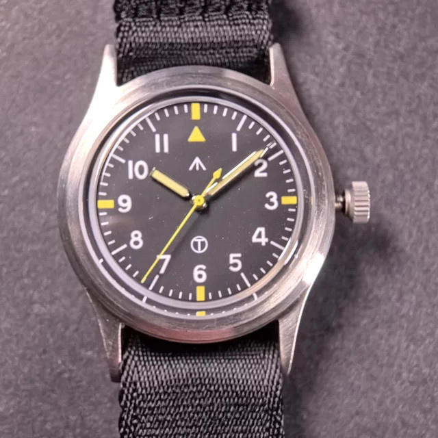 MILITREK Armbanduhr, Quarz, Edelstahl, 36 mm, Herren, Schwarz - Bild 1