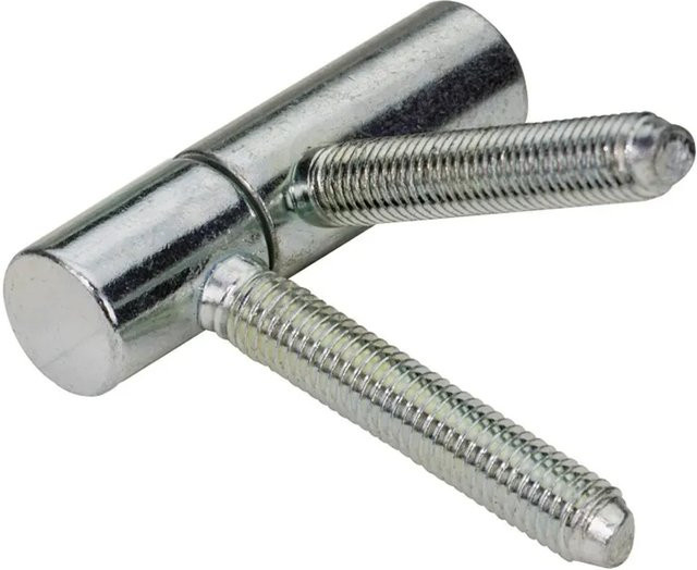 Hettich Türband aus verzinktem Stahl in Silber, 2 Stück, Durchmesser: 15 mm - Bild 1