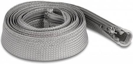 Delock Geflechtschlauch aus Polyester in Grau, Länge: 2 m, Durchmesser: 20 mm - Bild 1