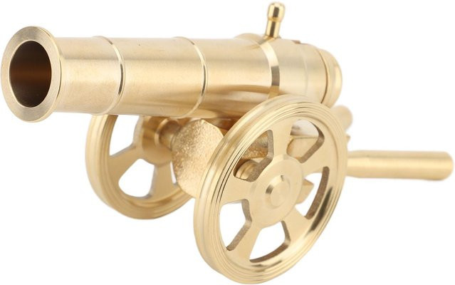 GoolRC Vintage Kanonenmodell aus Metall in Gold und Beige, Schreibtischdekoration B: 14,5 cm, T: 7,0 cm, H: 4,5 cm - Bild 1