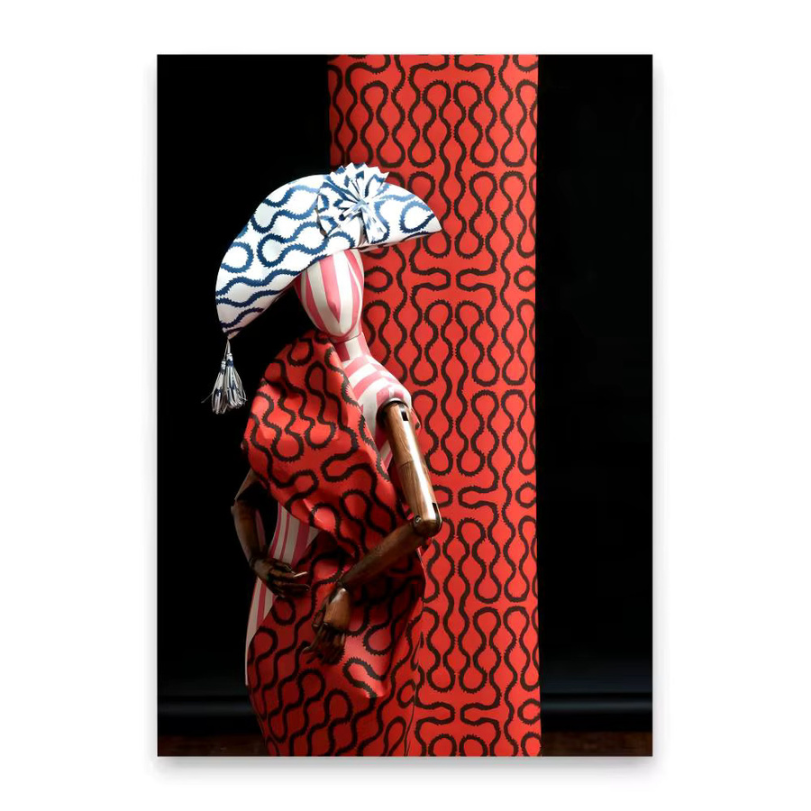 Art V_VivienneS Fashion W-Westwood Poster dekorative Wandkunst in Multicolor und Black, Wandbild Fotodruck für dein Zuhause, Wohnzimmer oder Flur, B/H: 20 x 20 cm - Bild 5