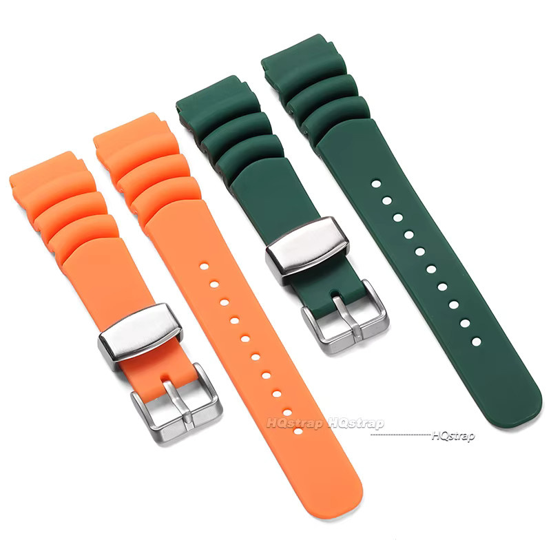 HQstrap Uhrenarmband Silikon, Unisex, 20 mm, 22 mm - Bild 2