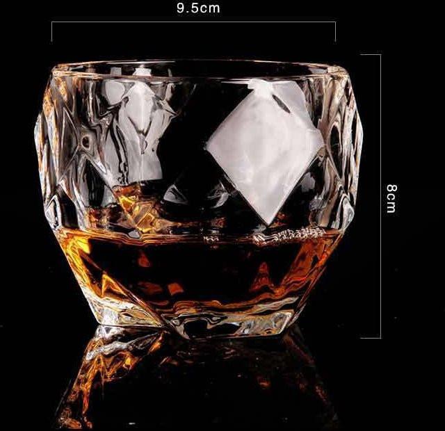Yiran Furniture Kristall Whisky Glas Tumbler transparent 300 ml - Bild 1